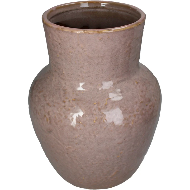 Vase Steingut Rosa 24x24x30cm