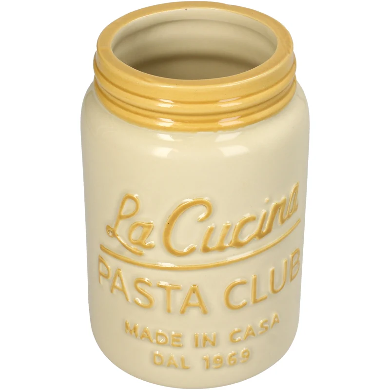 Vase La Cucina Dolomit Elfenbein 10x10x15cm
