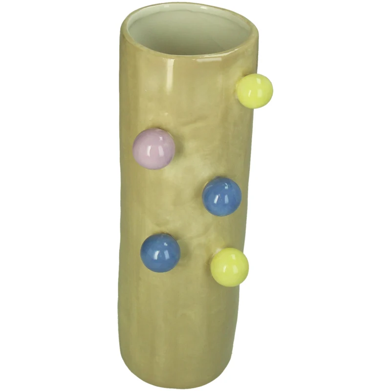 Vase Steingut Multi 11,5x9,4x30,5cm