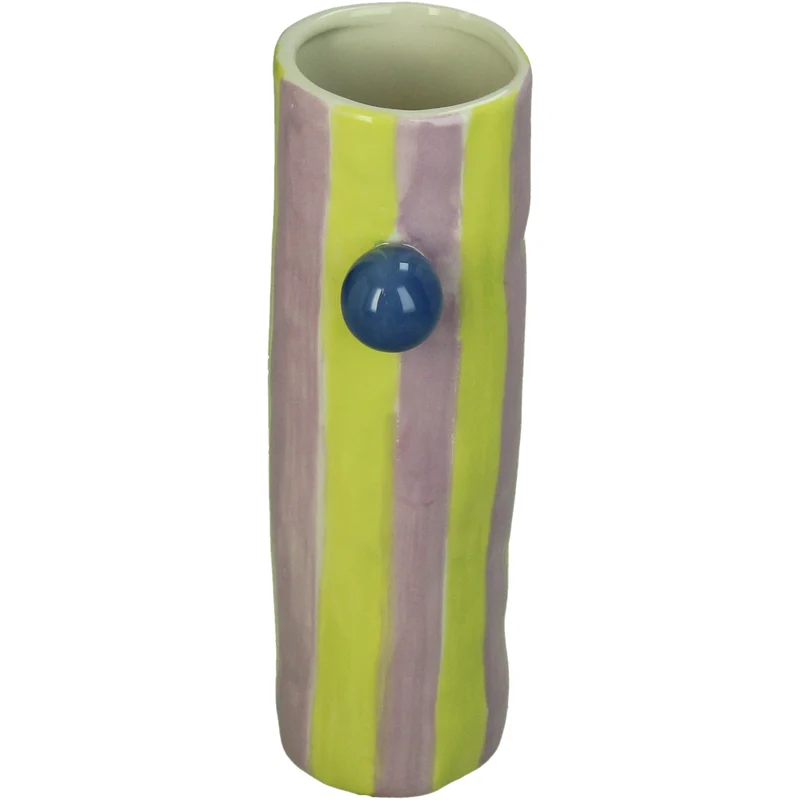 Vase Steingut Multi 7x6x20cm