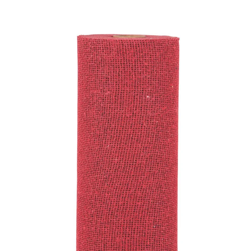 ROLLE BAUMWOLLE SCHACH 72CM 9MTR ROT