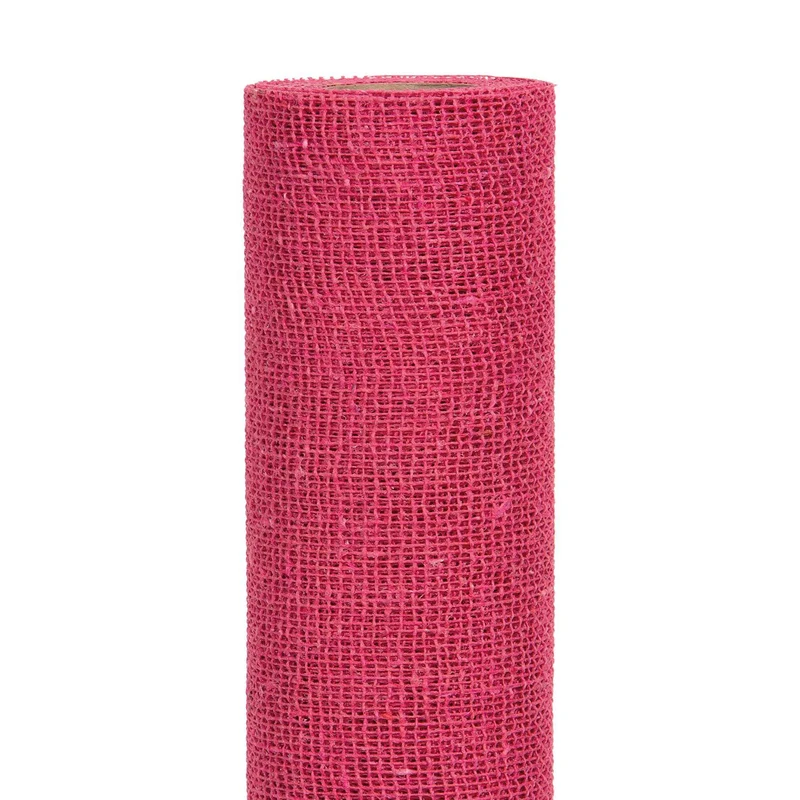 ROLLE BAUMWOLLE SCHACH 72CM 9MTR FUCHSIA