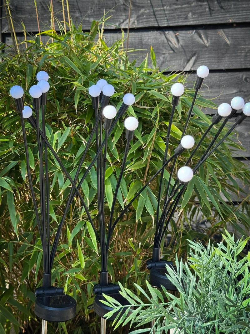 SOLARSTECKER 6 GLÜHWÜRMCHEN 7X69CM 6 LED WARM WEISS