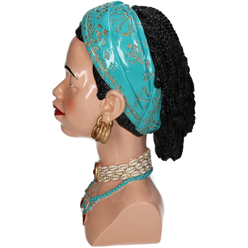 Vase Lady Halskette Polyresin Multi 18x17,5x28,7cm