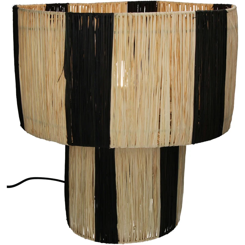 Tischlampe Natur 40x40x42cm