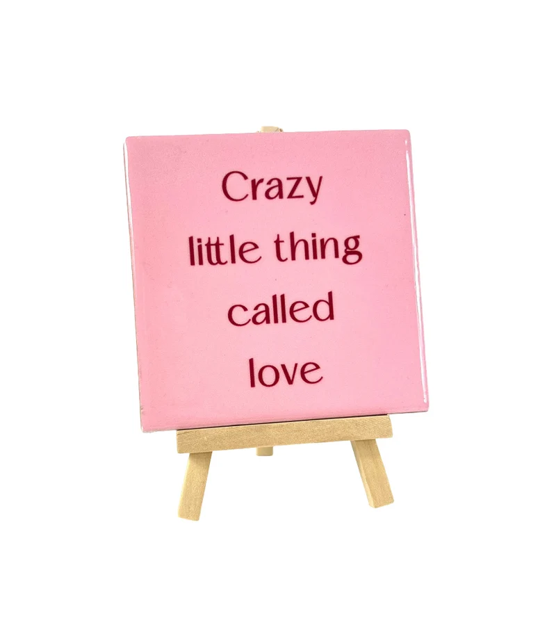 Fliese crazy little thing called love 10,5x10,5x0,5cm