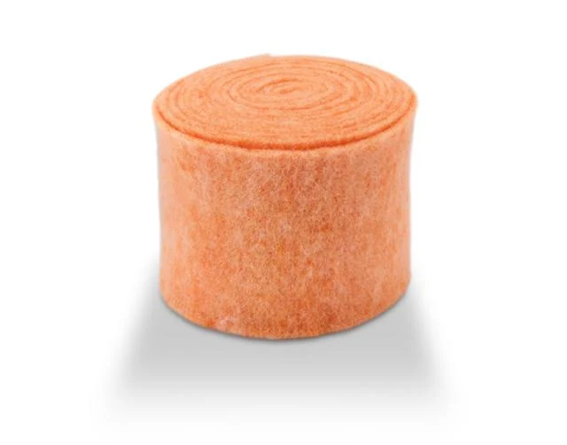 Wollfilz Filz unifarben 7,5 cm Pfirsich 5M