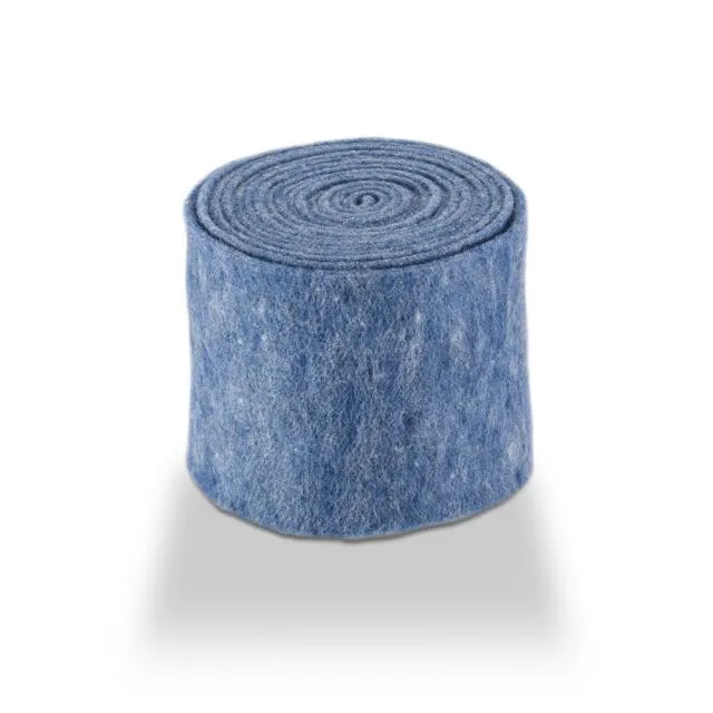 Wollfilz Filz unifarben 7,5 cm Jeansblau 5 m