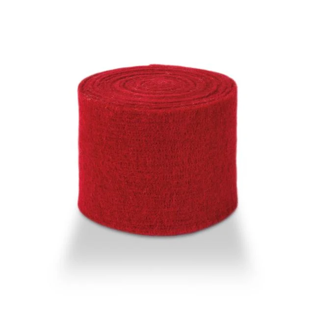 Wollfilz uni 7,5 cm Bordeaux 5MTR
