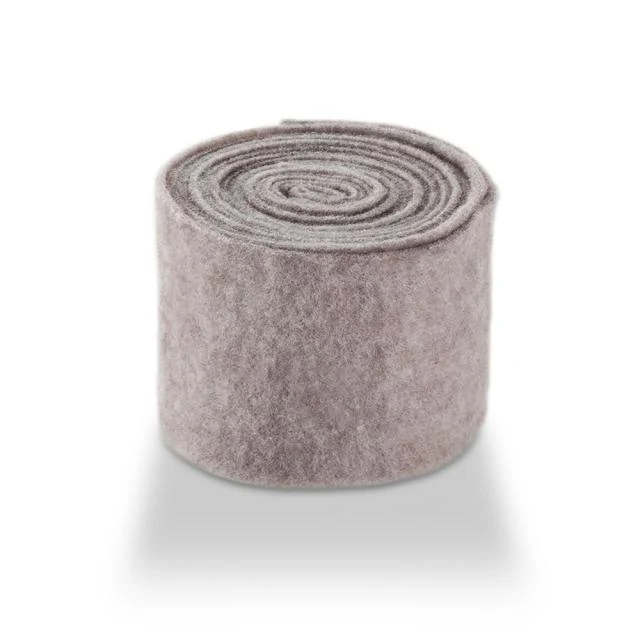 Wollfilz unifarben 15 cm Taupe 5MTR