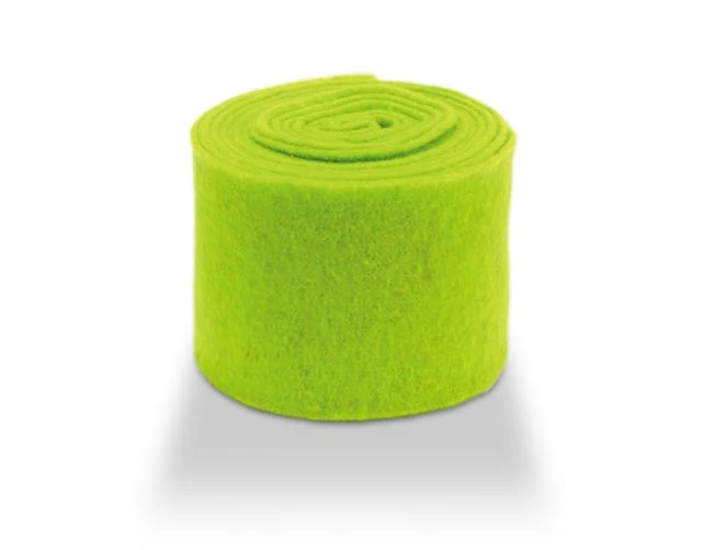 Wollfilz Filz unifarben 15 cm Hellgrün 5MTR