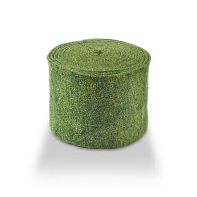 Wollfilz unifarben 15 cm Dunkelgrün 5MTR
