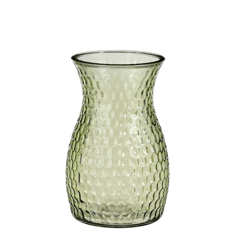 Vigo Vase Glas Grün – H25xT15cm