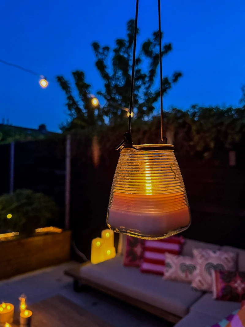 Spaas Duftkerze im Glas Outdoor Summer Blossom D9 H10 cm