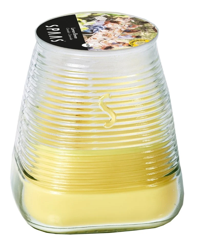 Spaas Duftkerze im Glas Outdoor Lemon Breeze D9 H10 cm