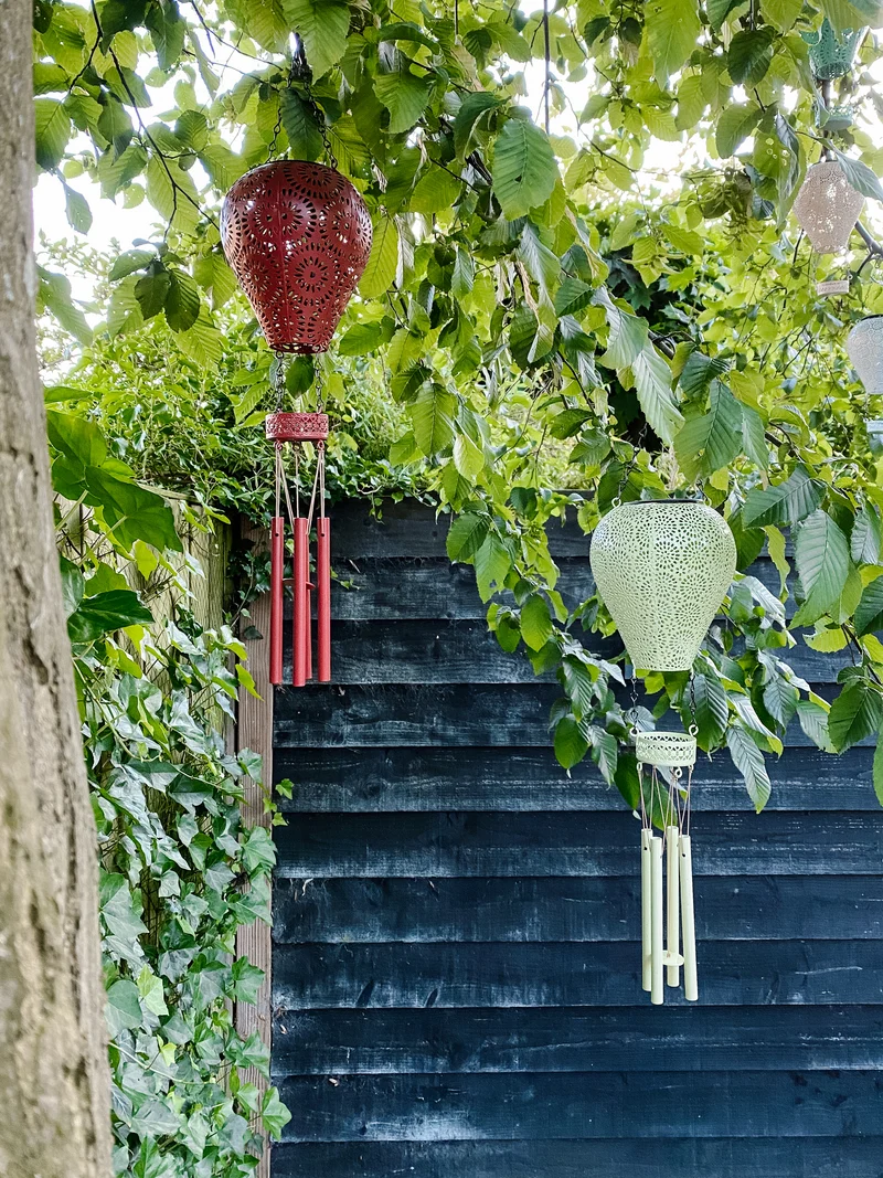 Solarballon Metall gelb steady 2-fach sortiert 13cm x 56cm
