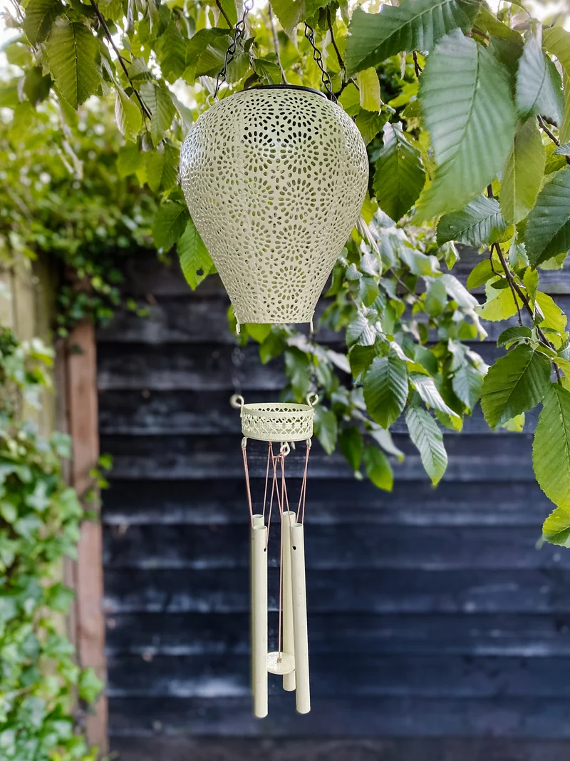 Solarballon Metall gelb steady 2-fach sortiert 13cm x 56cm