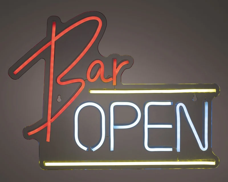 LED-Neon-USB Bar open feststehend innen Multi 1.6cm x 40cm x 30cm