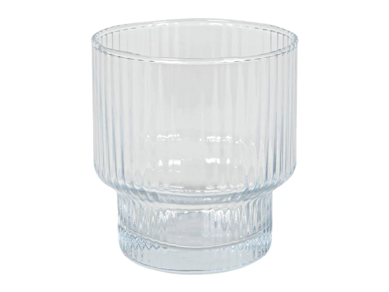 Glas Lines klar stapelbar Ø8,5x9,5cm 320ml