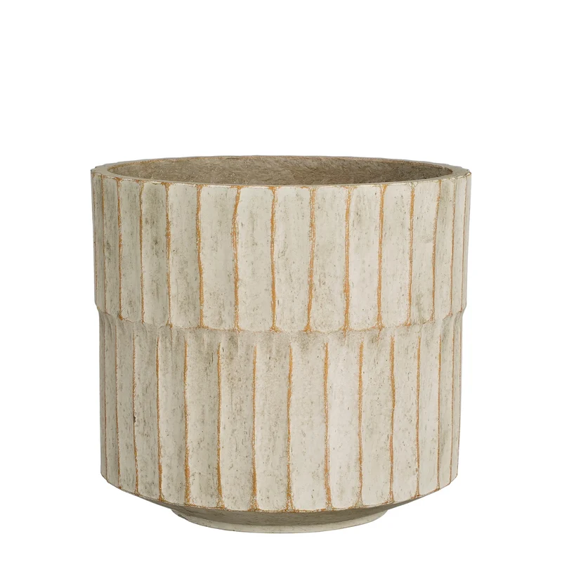 Apiro Topf rund Off-White - H22xT24,5cm
