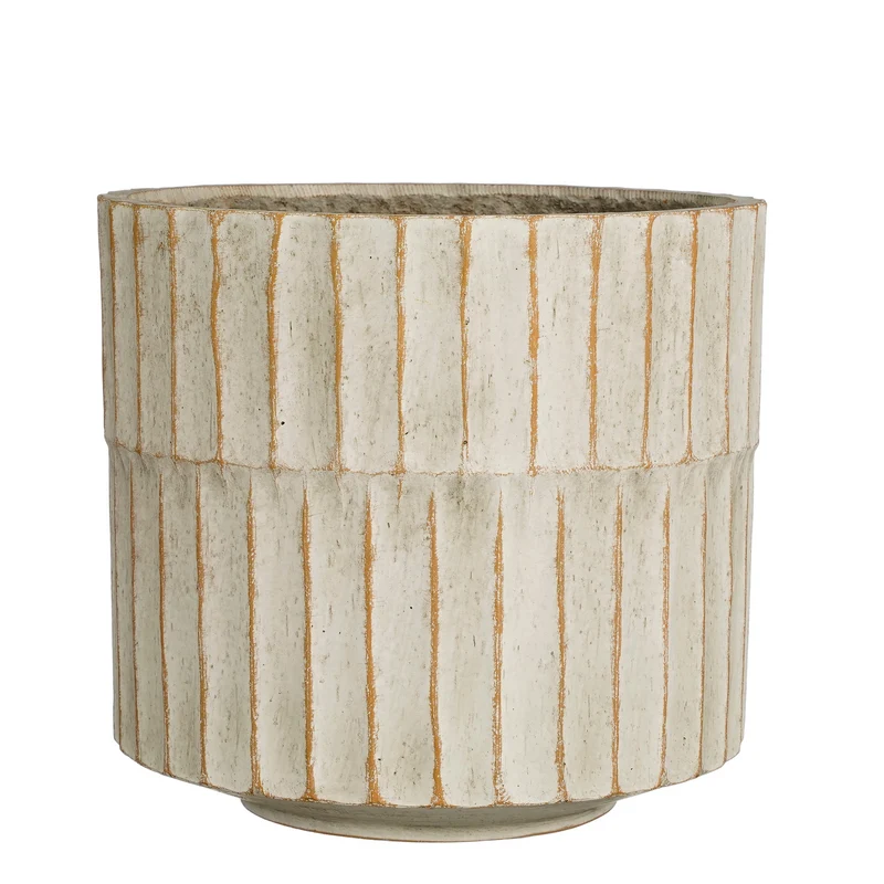 Apiro Topf rund off-white - H25,5xT27,5cm