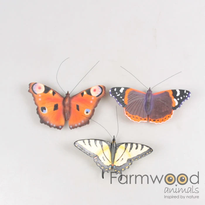 SCHMETTERLING WAND 3 ASSORTIERT 16X3X10 CM