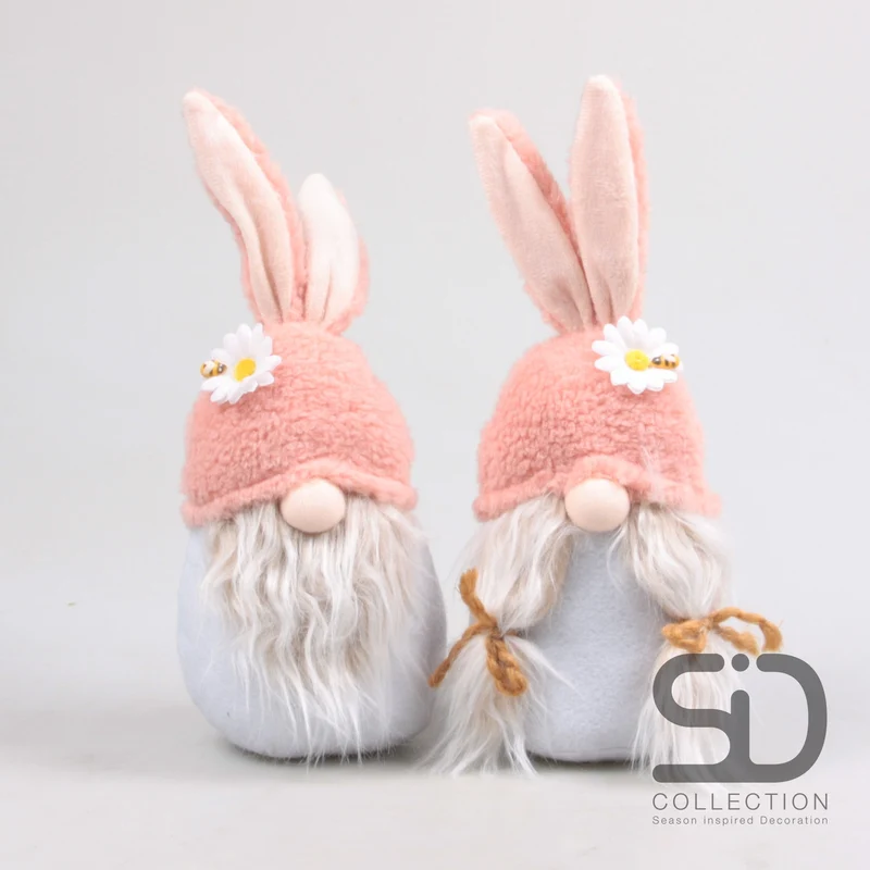 OSTERHASE WICHTEL PLÜSCH ROSA 2-FACH SORTIERT 15X13X40 CM ROSA