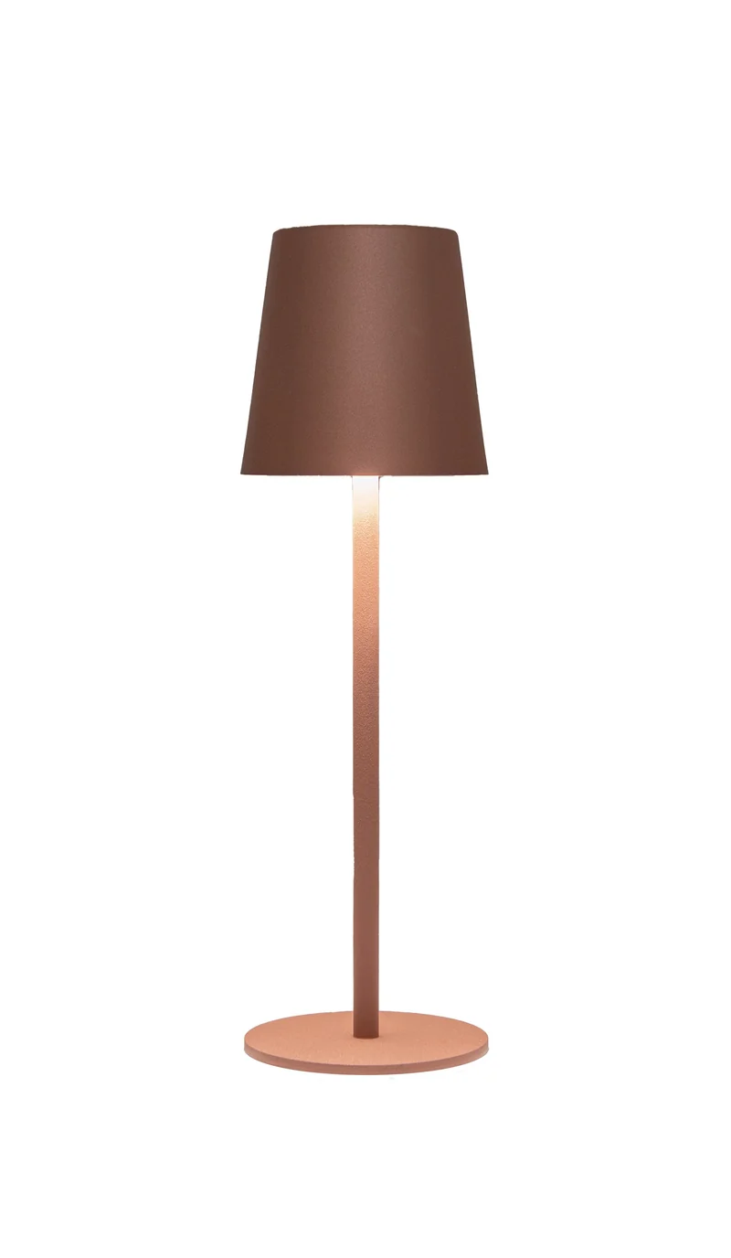 TISCHLEUCHTE USB WIEDERAUFLADBAR MINI 27,5X7CM TERRA