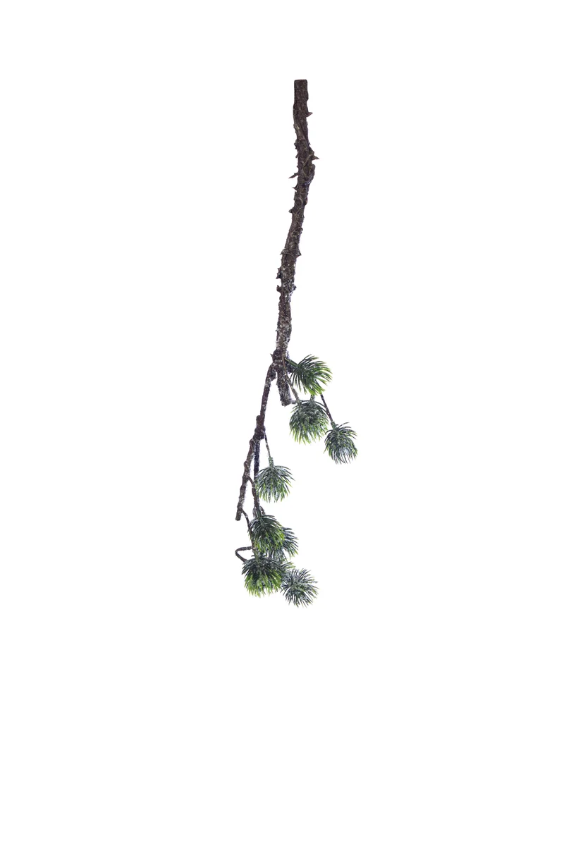 Tannenzweig grün 55cm gefrostet