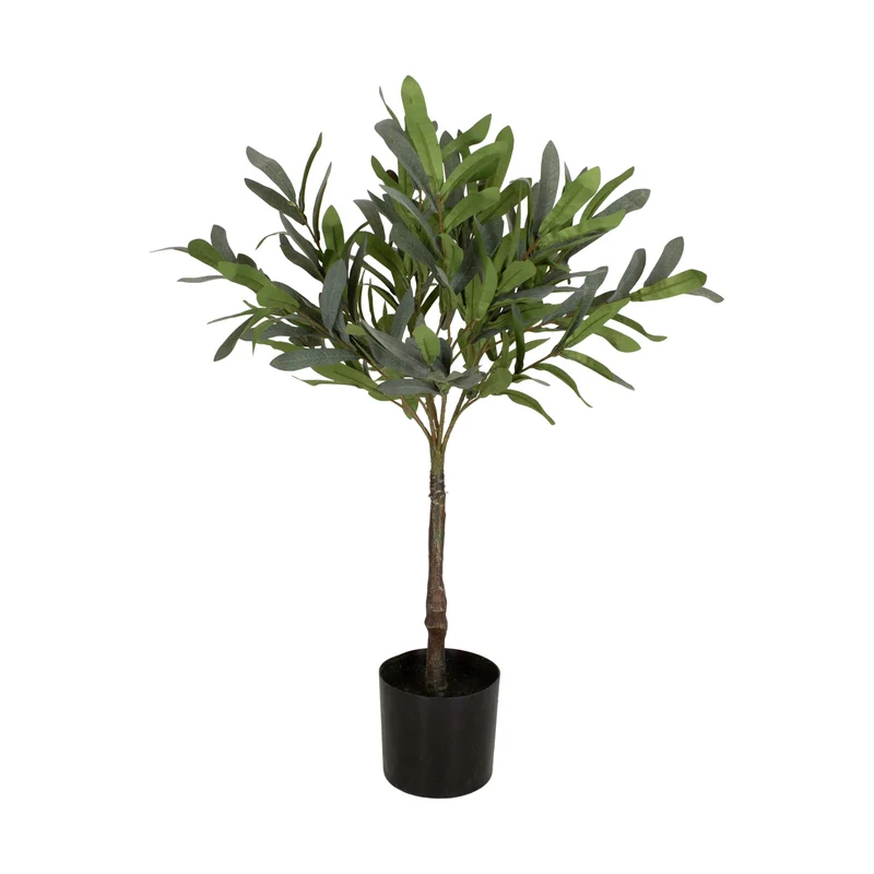 Baum Oliven künstlich 40x60x75cm Olivgrün