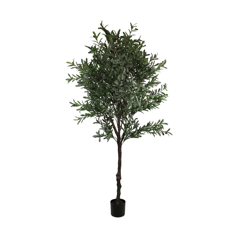 Baum Olivenbaum künstlich 130x120x230cm Grün