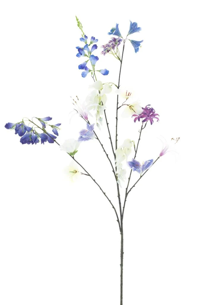Gemischter Blumenspray gemischt blau 119cm