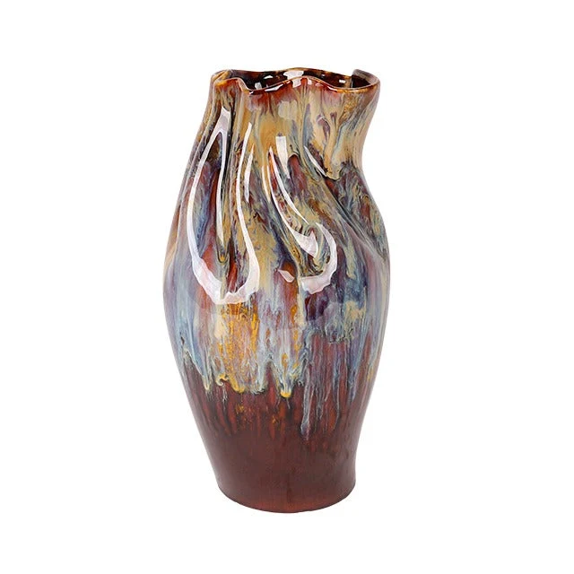 Vase Karel Keramik Ø 24,5/H.45cm Multi