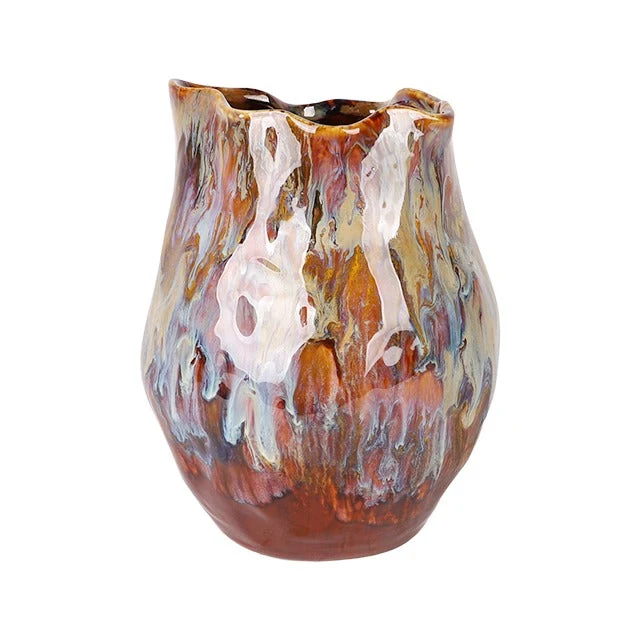 Vase Karel Steingut D.18/H.23,5cm Multi