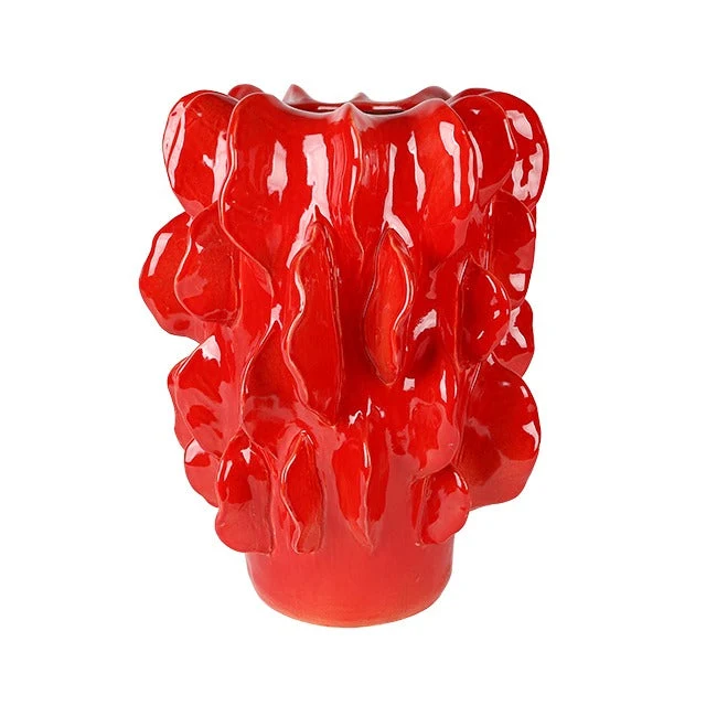 Vase Maarten Keramik 42x40x51cm Rot