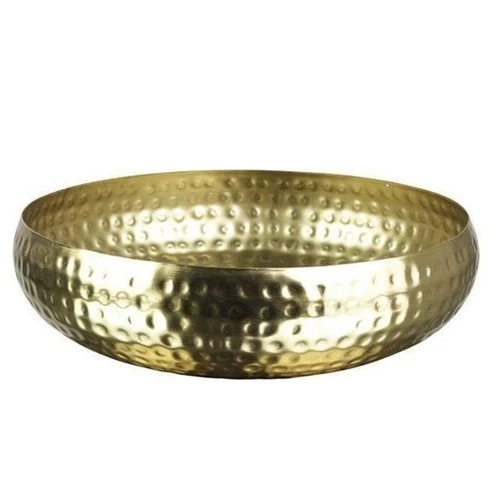 Gusta Schale Metall D22 H5,5cm Gold