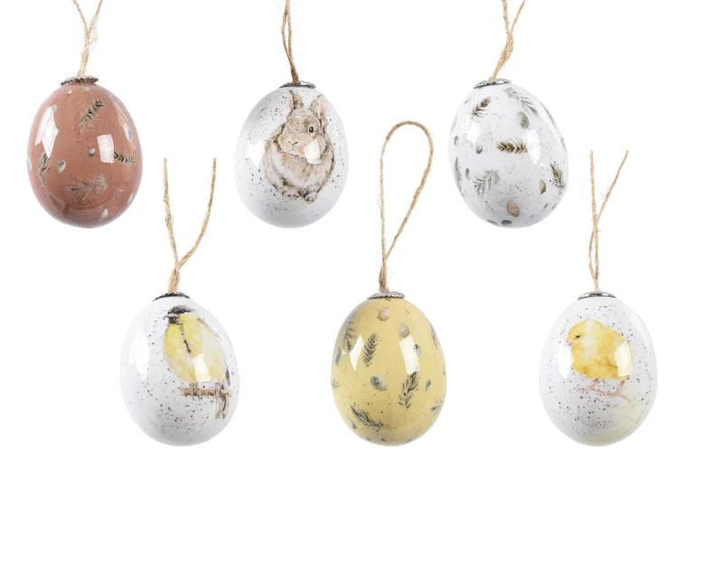 Wbox mit 6 Eier-Schaum-Mix-Sortiment, Durchmesser 5 cm x Höhe 7,5 cm