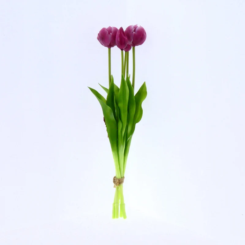 Real Touch Tulpe 'Paeonia' Bund x5 L43cm lila