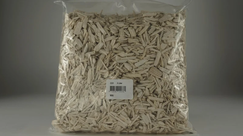 Holzspäne - Weiß - Beutel pro 5 Liter - 10-20MM
