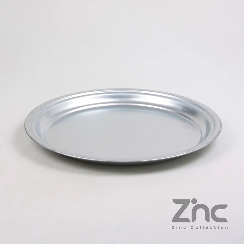 RUNDE ZINK-GRUNDPLATTE M 40 x 2,5 CM