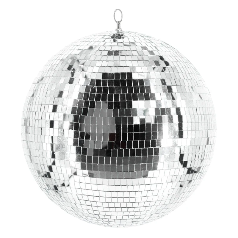 Discokugel 30x30x30cm silber