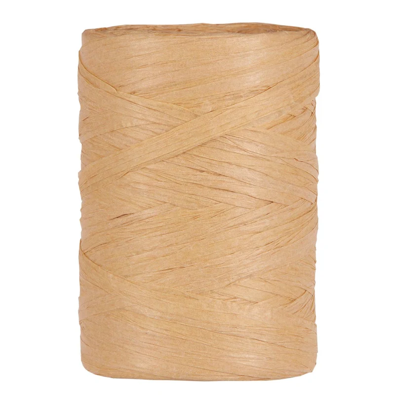 PAPIER-RAFFIA 5-8MM 100MTR NATUR