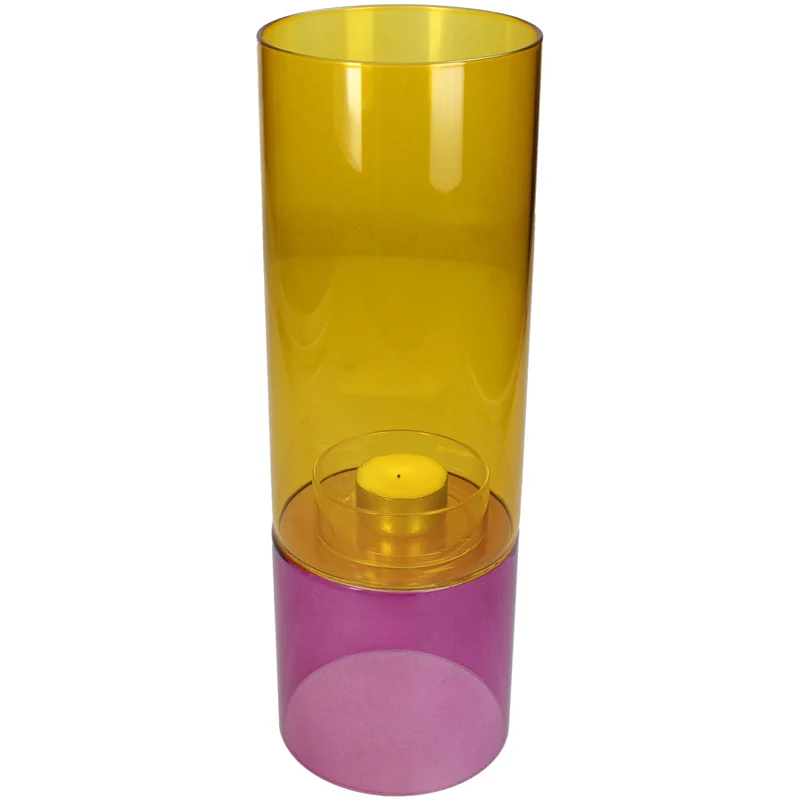 Kerzenhalter aus Glas, mehrteilig, 10 x 10 x 30 cm