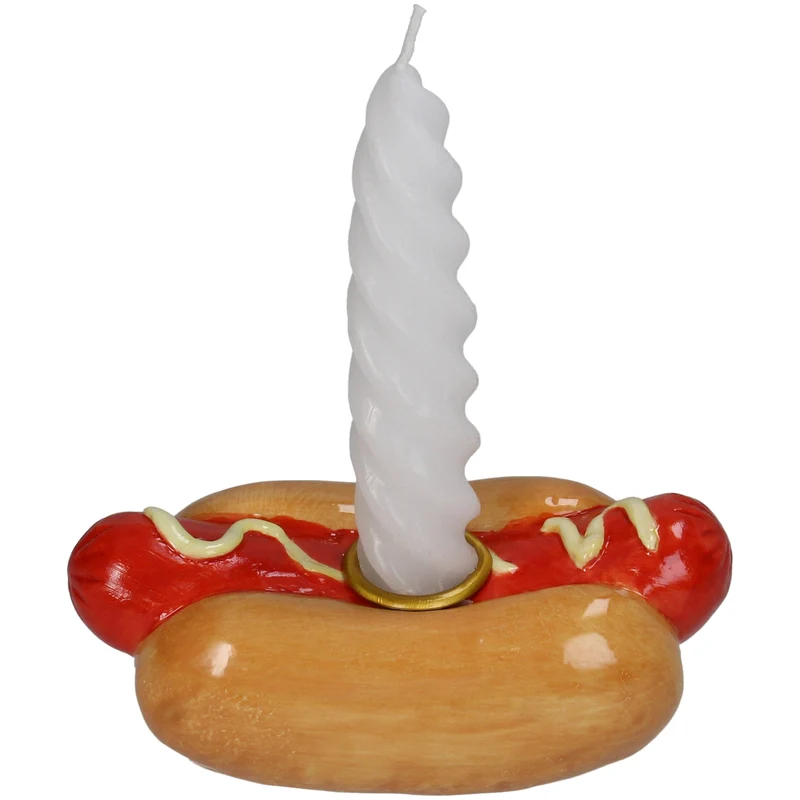 Kerzenständer Hotdog Dolomit Multi 13x6,5x5,5cm