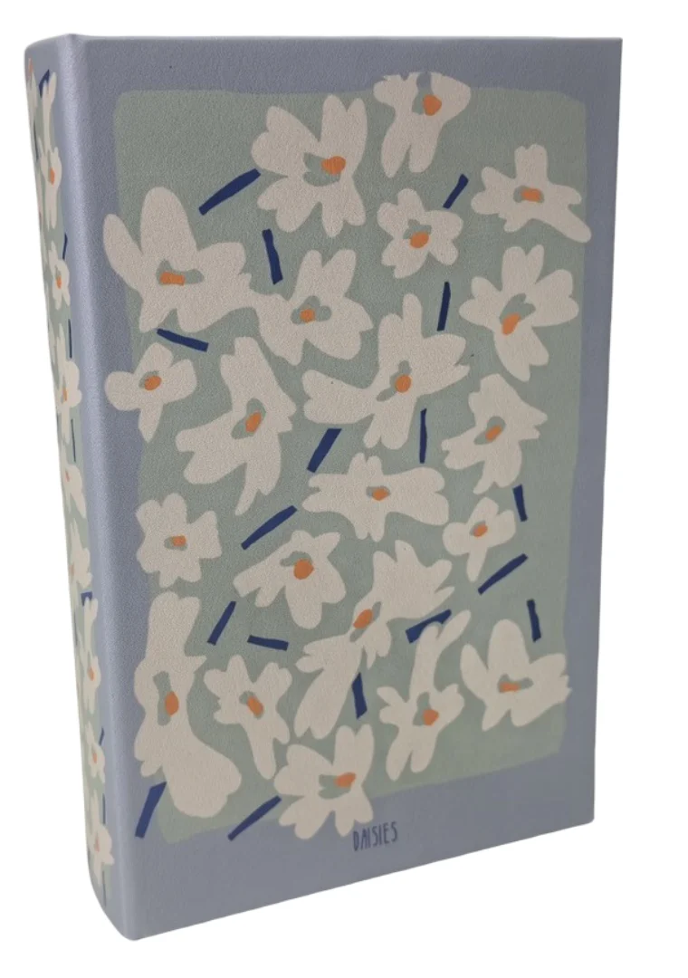 Aufbewahrungsbuch-Couchtisch Gänseblümchen 24x16x5cm