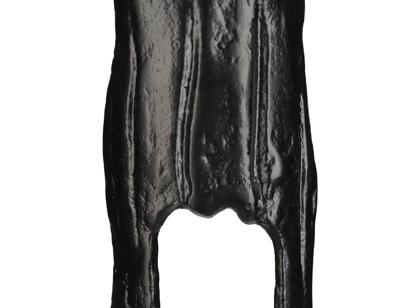 Abstraktes Ornament, Schwarz, 53 x 12 x 15 cm