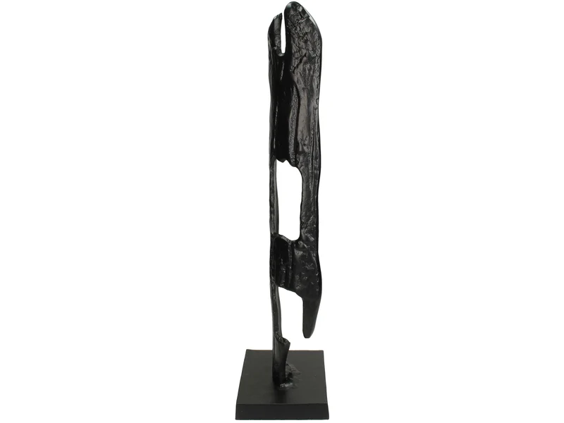 Abstraktes Ornament, Schwarz, 53 x 12 x 15 cm