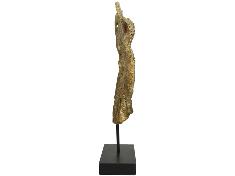 Korallenornament, Polyresin, Gold, 42 x 11 x 55 cm