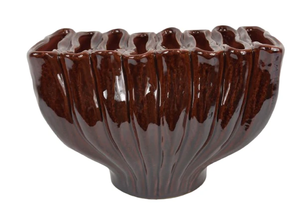 Dinan Keramikvase 34x21x22cm Warmrot