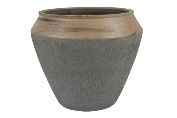 Topf Narbonne 28x26cm Eisengrau